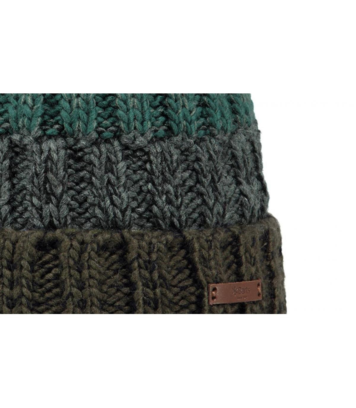 bonnet pompon rayure vert bonnet pompon rayure vert